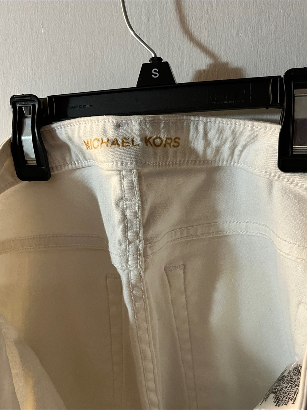 Michael Kors High-Rise cropped skinny —-White Jeans